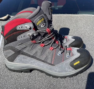 Asolo Neutron GV Wandern Gore-Tex + Vibram grau/rot Backpacking Herren Stiefel Größe 14 - Bild 1 von 15