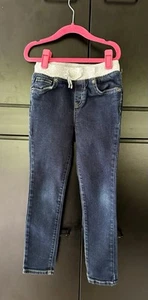 Girls Jeans Size 6 Cat&Jack EUC Dark Blue - Picture 1 of 2