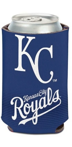 Kansas City Royals MLB Stadium Can Cooler Holder Bottle Neoprene Sleeve Baseball Cover