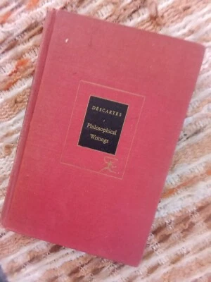 Descartes Philosophical Writings by Norman Kemp Smith 1958 Modern Library Ed - Image 1 of 4