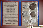 King George V  '1911 to 1936 Coinage' Australian Pre-Decimal Coin Type Set