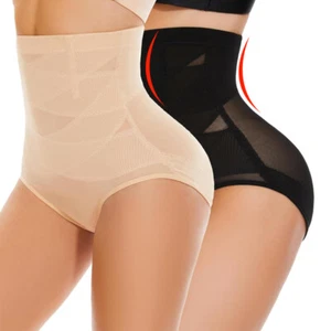 Women High Waist Panties Cross Compression Shaping Knickers Briefs Underwear - Picture 1 of 18