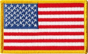 Patch - American Flag USA Patriot Pride Liberty US U.S. Embroidered Iron On 6404 - Picture 1 of 1