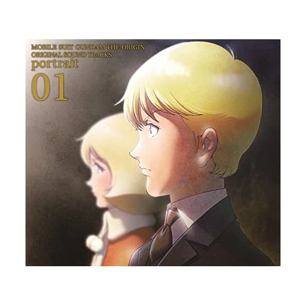 MOBILE SUIT GUNDAM THE ORIGIN ORIGINAL SOUND TRACKS portrait 01 CD LACA-1549 JP - Image 1 of 1