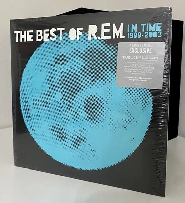 R E M In Time 1988-2003 2LP Blue Vinyl Limited Edition New And Sealed - Image 1 of 4