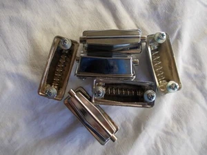 Blocchetto doppio 6 pezzi in metallo cromato per rullante snare di batteria π₯πͺ - Foto 1 di 4
