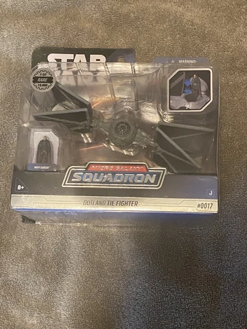 Star Wars Micro Galaxy Squadron Outland Tie Fighter Rare CHASE 1 of 15,000 MINT Cover
