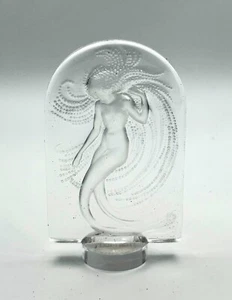 Vintage französische Kristall Lalique Wassernymphe Figur 3,25" (InS) - Bild 1 von 10