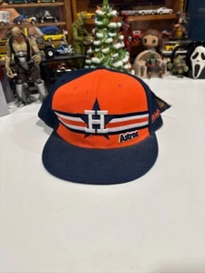 Mitchell & Ness Houston Astros Cooperstown Collection Hat Fitted Size 7 3/4 New - Picture 1 of 11