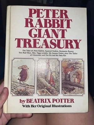 Vintage 1980 Peter Rabbit  Giant Treasury, By Beatrix Potter, Good Hardback Foto 1 de 3