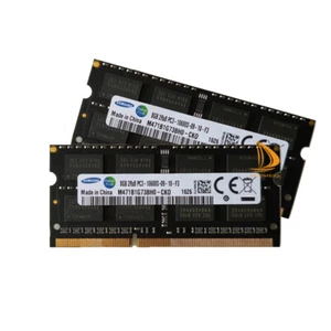 16GB Samsung Kits 2X 8GB 2RX8 DDR3 1333MHz PC3-10600S SODIMM Laptop RAM Memory ~ - Picture 1 of 6