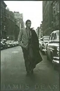 JAMES DEAN ~ CAMINANDO POR LA CALLE 24x36 PÓSTER Celebridad Icono Película - Imagen 1 de 1