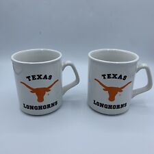 2 Lot University of Texas Longhorns 12oz Hot or Cold Cup or Mug NCAA Alumni