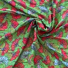 African Print Ankara Multicolor Chiffon Polyester Sheer Fabric - By the Yard
