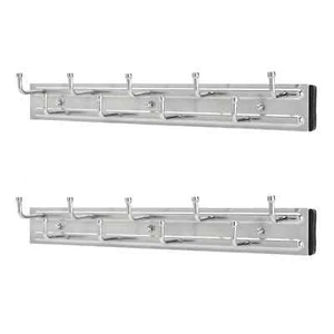 Rev-a-Shelf BRC-14CR 14" Organizador de Estante de Cinturón Extraíble Montado, Cromo (Paquete de 2) - Imagen 1 de 6