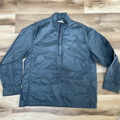 Perry Ellis Jacket Mens Large Gray Pullover Windbreaker 1/2 Zip Lined Lightweigh - Image 1 of 4