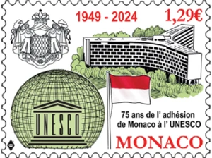 Monaco 2024 Individual Stamp 75 YEARS OF MONACO'S MEMBERSHIP IN UNESCO MNH - Picture 1 of 1