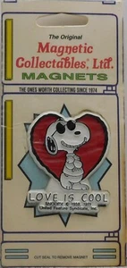 Calamita Peanuts Snoopy Love Is Cool nuova in confezione - Foto 1 di 4