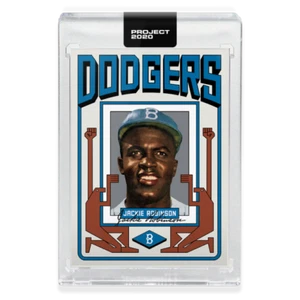 PROYECTO TOPPS 2020 #210 JACKIE ROBINSON - POR GROTESK - Imagen 1 de 2