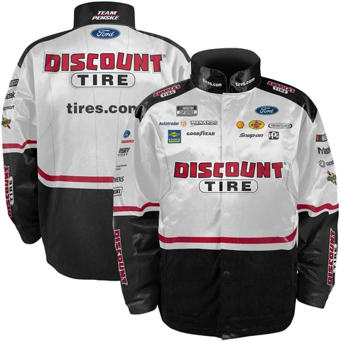 Austin Cindric 2022 Checkered Flag #2 Discount Tire Uniform Jacket FREE SHIP! Cover