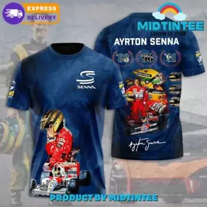 Ayrton Senna F1 For The Memories Shirt - Picture 1 of 4