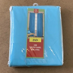 BL Home Gaga Skyy Blue One Tab Top Panel 54in X 84in Curtain NWT  - Picture 1 of 5