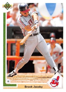 1991 Upper Deck #137 Brook Jacoby Indians
