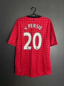 MANCHESTER UNITED 2012/2013 HOME FOOTBALL SHIRT #20 VAN PERSIE NIKE SIZE L ADULT - Picture 1 of 13