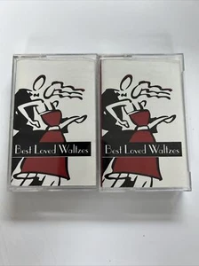 Cassette tapes music song vtg mix lot 2 set Best loved Waltzes BMG 1997 dances - Picture 1 of 3