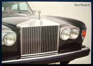 Folleto Folleto Rolls-Royce Silver Wraith II 1977 - Imagen 1 de 3