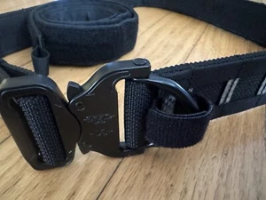 XL GBRS Assaulter ESTILO Cinturón de Batalla Táctico Negro 2 Piezas - Imagen 1 de 3