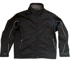 Killy Men Black Softshell Ski Snowboard Jacket US44 EU54 XL - Picture 1 of 9