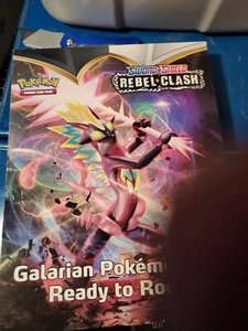 Galarian Sword & Shield Rebel Clash Promo Pokemon Store Poster Werbeschild - Bild 1 von 2