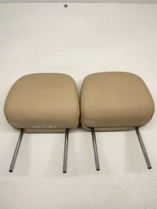07-09 Lexus ES350 XV40 Front Right or Left Side Headrest Trim Light Beige Pair - Picture 1 of 12