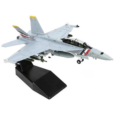1/100 F/A-18F Super Hornet VFA-2 Diecast Metal Aircraft Modelo F18F Fighter Foto 1 de 4