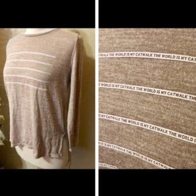 Zara the world is my catwalk’ high low top small - Image 1 of 4