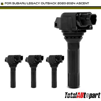 4Pcs Ignition Coil for Subaru Ascent 2019-2023 Legacy Outback 2020-2024 H4 2.4L - Image 1 of 4