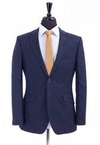 Scott By The Label Suit Tailored Fit Airforce Blue - Picture 1 of 12
