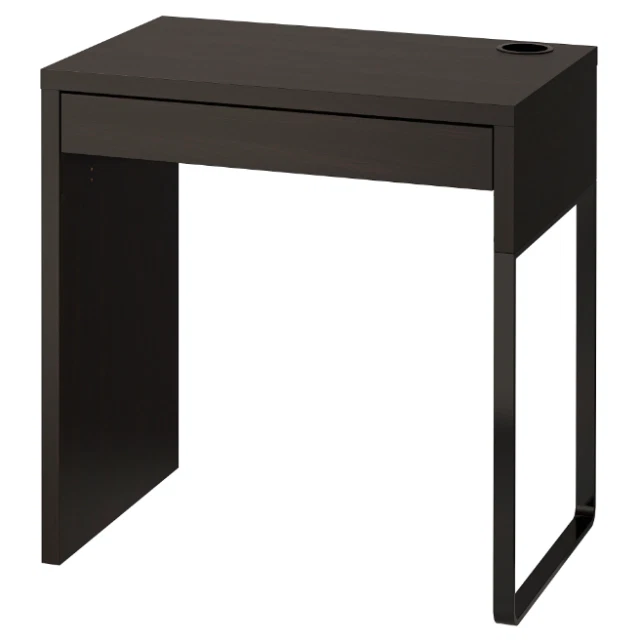 IKEA MICKE Desk - Black-Brown