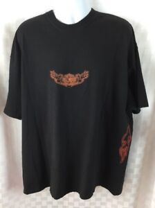 Harley-Davidson Black T-Shirt Men's Lakeland FL HD Sz 3XL Made USA