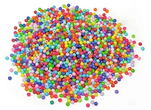 500 Perlenmix Polarisperlen ø 5mm Basteln bunte Mischung VBS XXL - Bild 1 von 1
