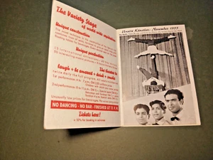 1955 nov HAMBURG programm VARIETÉ HANSA THEATER circus acts - Bild 1 von 5