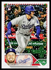 Michael Busch 2023 Topps Holiday #H130 RC Los Angeles Dodgers - Picture 1 of 2