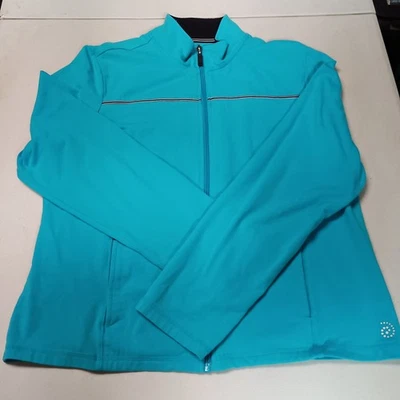 Chaqueta con cremallera azul azulado XL manga larga atletismo be inspired para mujer Foto 1 de 4