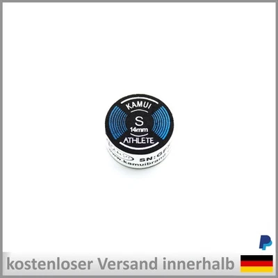 Billard Pomeranze Klebeleder Kamui Athlete S 14mm Pool Queue Tip Mehrschicht