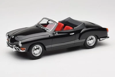 155054031 Volkswagen Karmann Ghia Convertible Black Minichamps 1:18 - Immagine 1 di 4