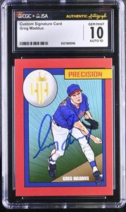 2021 IT Greg Maddux CGC 10 Auto 10 - Picture 1 of 2