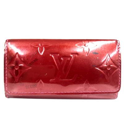 Auténtico estuche para llaves Louis Vuitton Multicles 4 monograma Vernis M91976 TH3079 Foto 1 de 4