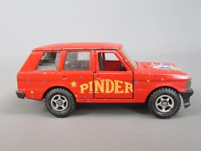 D631 Vintage Majorette France Range Rover Classic Cirque Pinder Rouge 1:36 - Photo 1/4