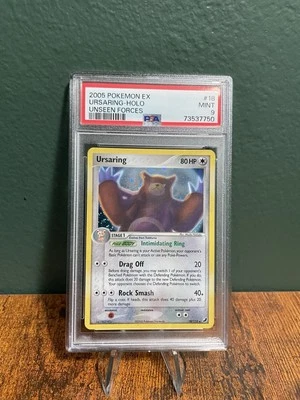 2005 Pokémon Ex Unseen Forces Ursaring Holo PSA 9 Armpit Swirl - Image 1 of 2